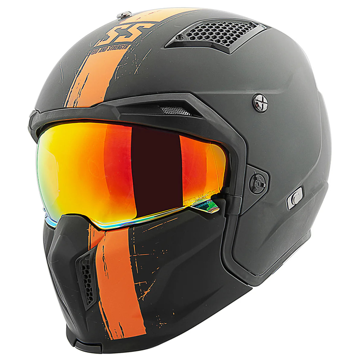 SPEED & STRENGTH SS2450 SOLID SPEED STREETFIGHTER HELMET – Shop Le ...