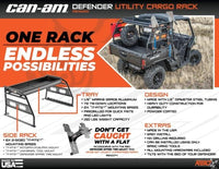 RAZORBACK CAN AM DEFENDER UTILITY CARGO RACK