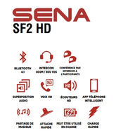 INTERCOM BLUETOOTH SENA SF2 HD