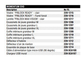 MOMENTUM EVO ACCESSOIRES ET PIÈCES