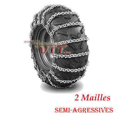 TireChain.com 26 x 11-14, 26 11 14 chaînes de pneu pour VTT UTV, prix par  paire